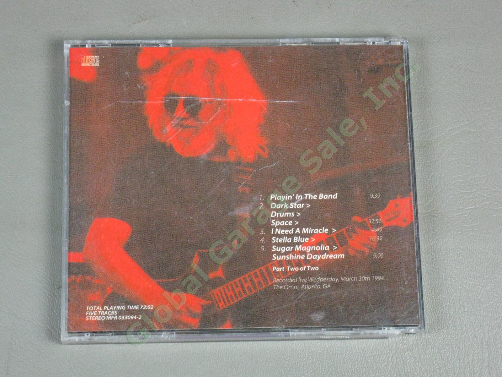 Vtg 1990s Grateful Dead Live Unreleased Show Concert Import CD VHS Lot 16 Discs 10