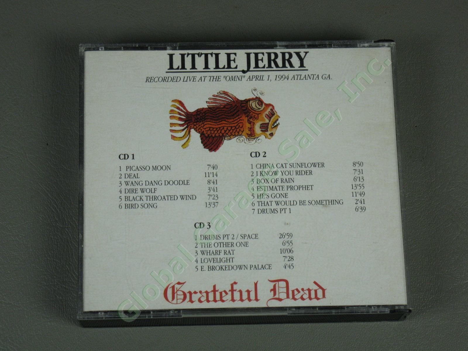 Vtg 1990s Grateful Dead Live Unreleased Show Concert Import CD VHS Lot 16 Discs 12