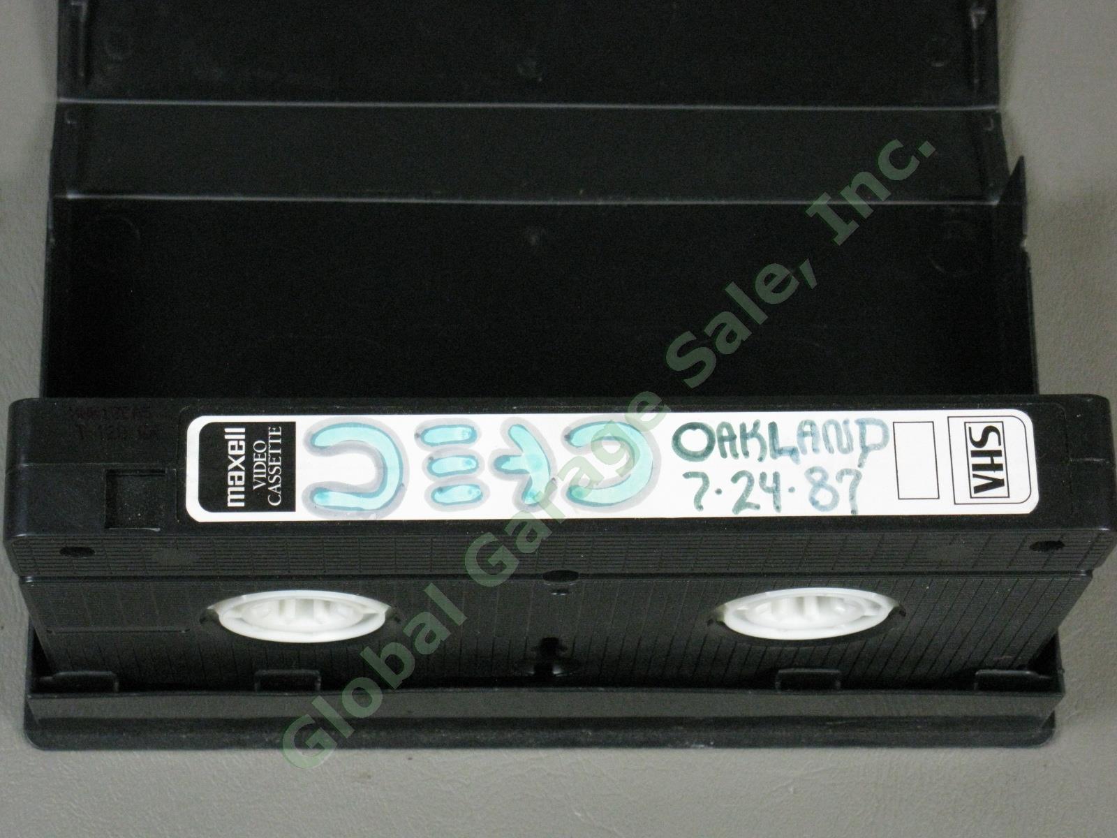 Vtg 1990s Grateful Dead Live Unreleased Show Concert Import CD VHS Lot 16 Discs 23