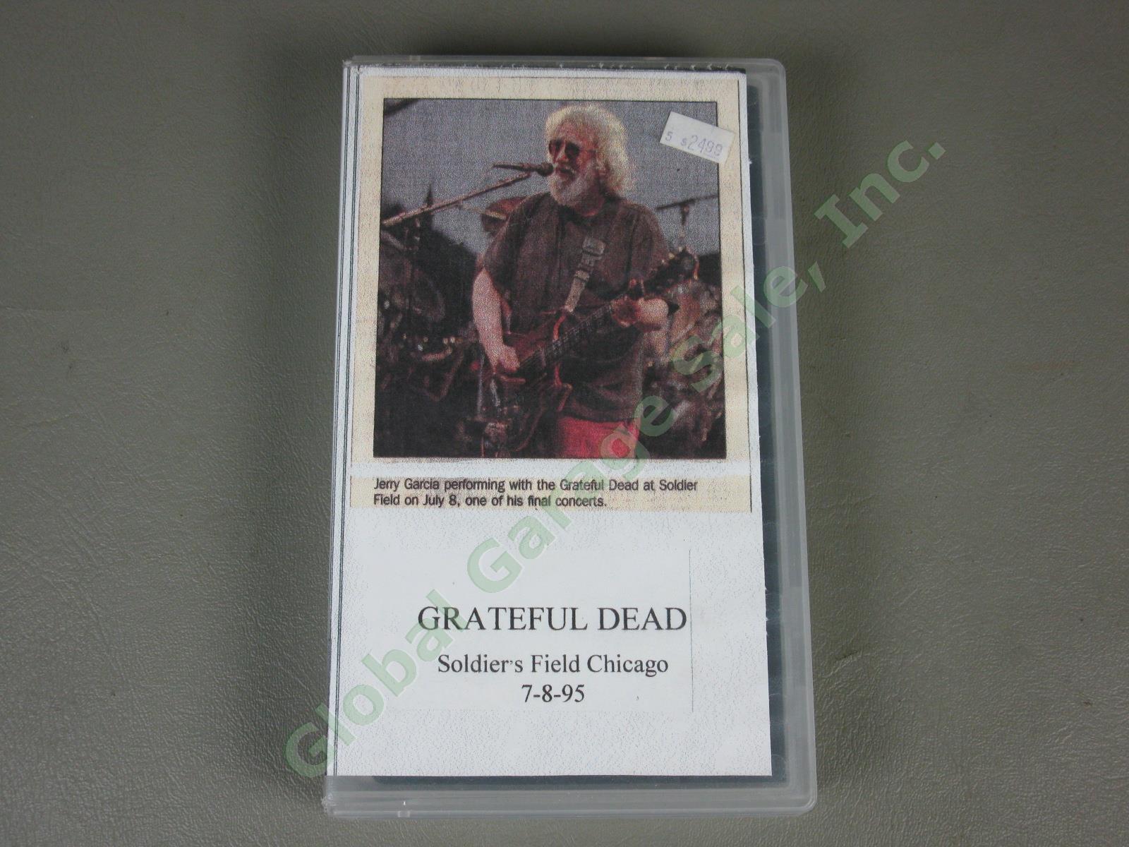 Vtg 1990s Grateful Dead Live Unreleased Show Concert Import CD VHS Lot 16 Discs 24