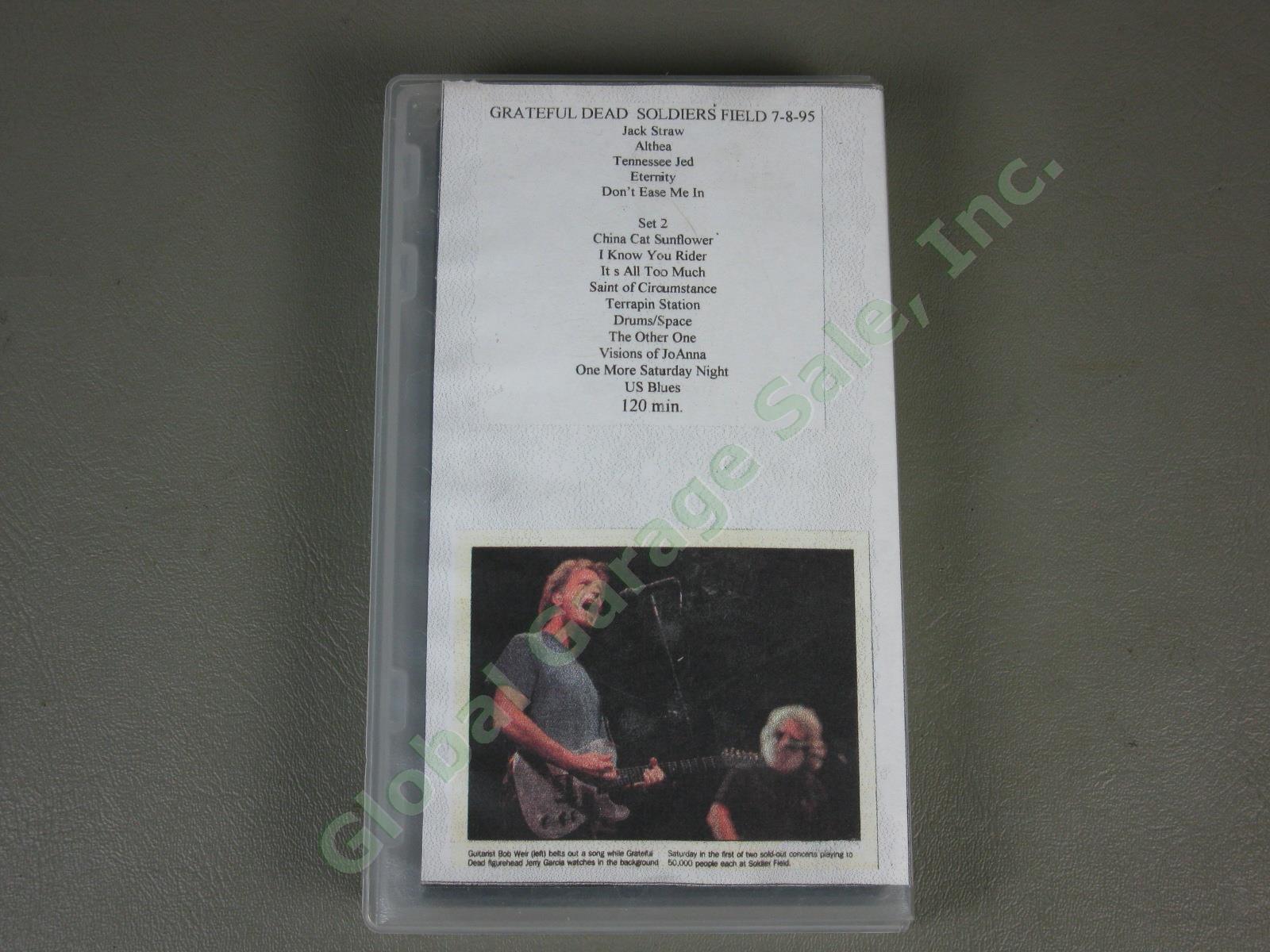 Vtg 1990s Grateful Dead Live Unreleased Show Concert Import CD VHS Lot 16 Discs 25