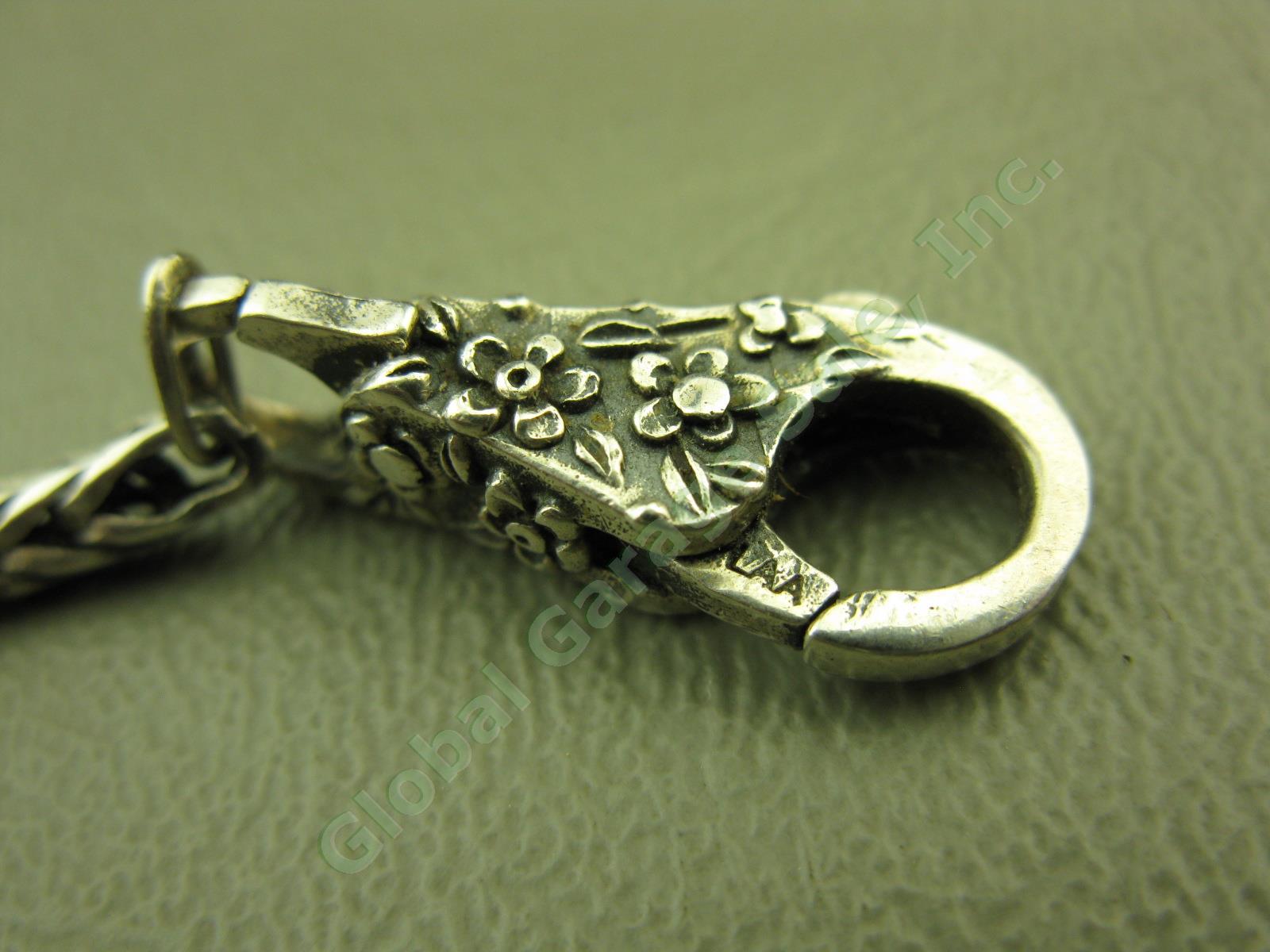 Trollbeads LAA 925 S Sterling Silver Bracelet Swan Lock Chamilia Charm Beads Lot 2
