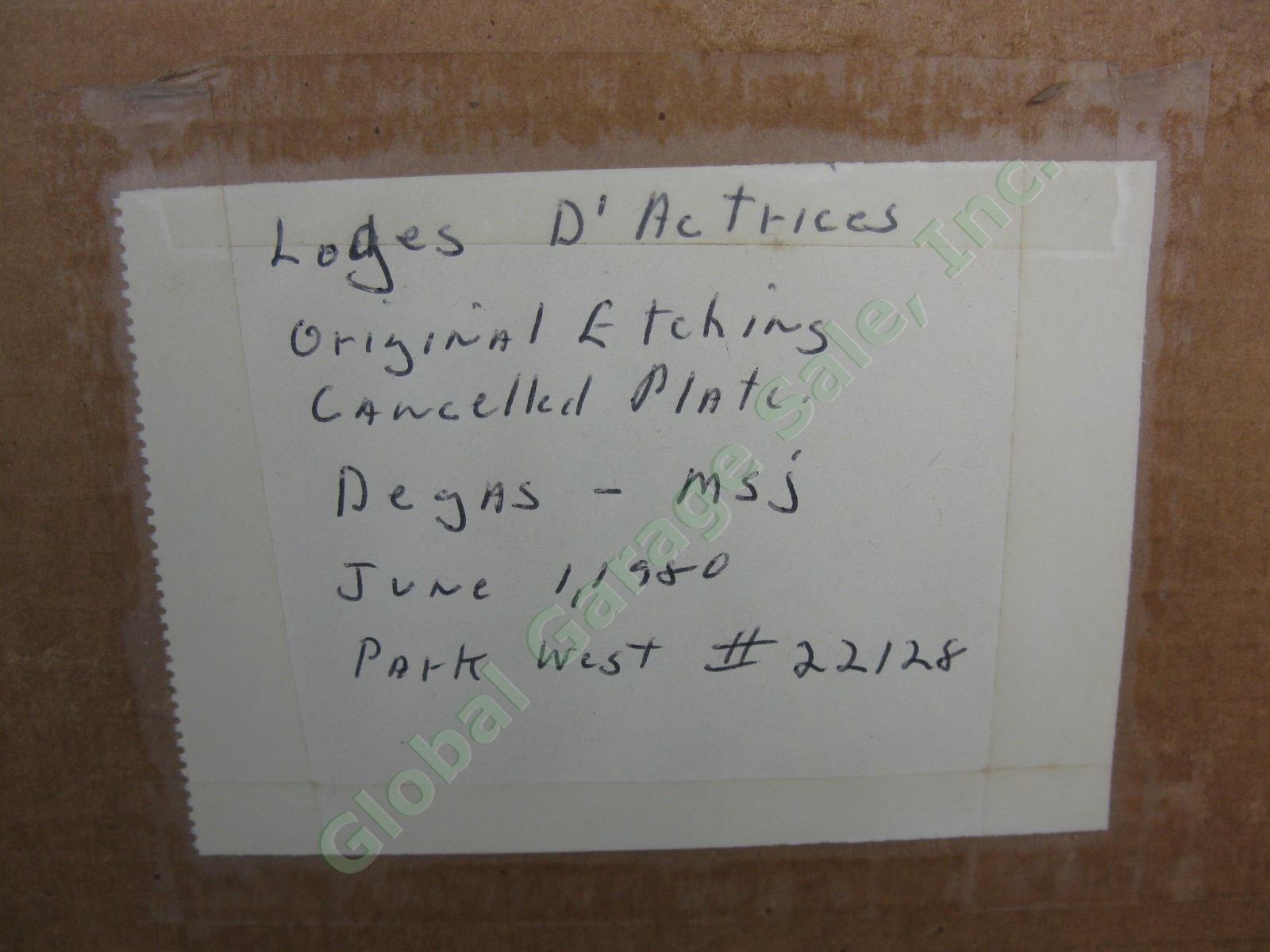 Edgar Degas Loges d