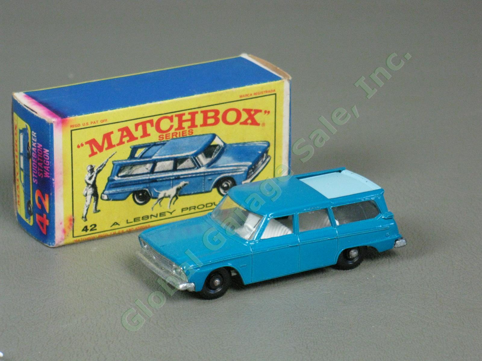 Vtg Lesney Matchbox Car Truck Lot Studebaker 42 Combine 65 Corsair 45 NEAR MINT! 7