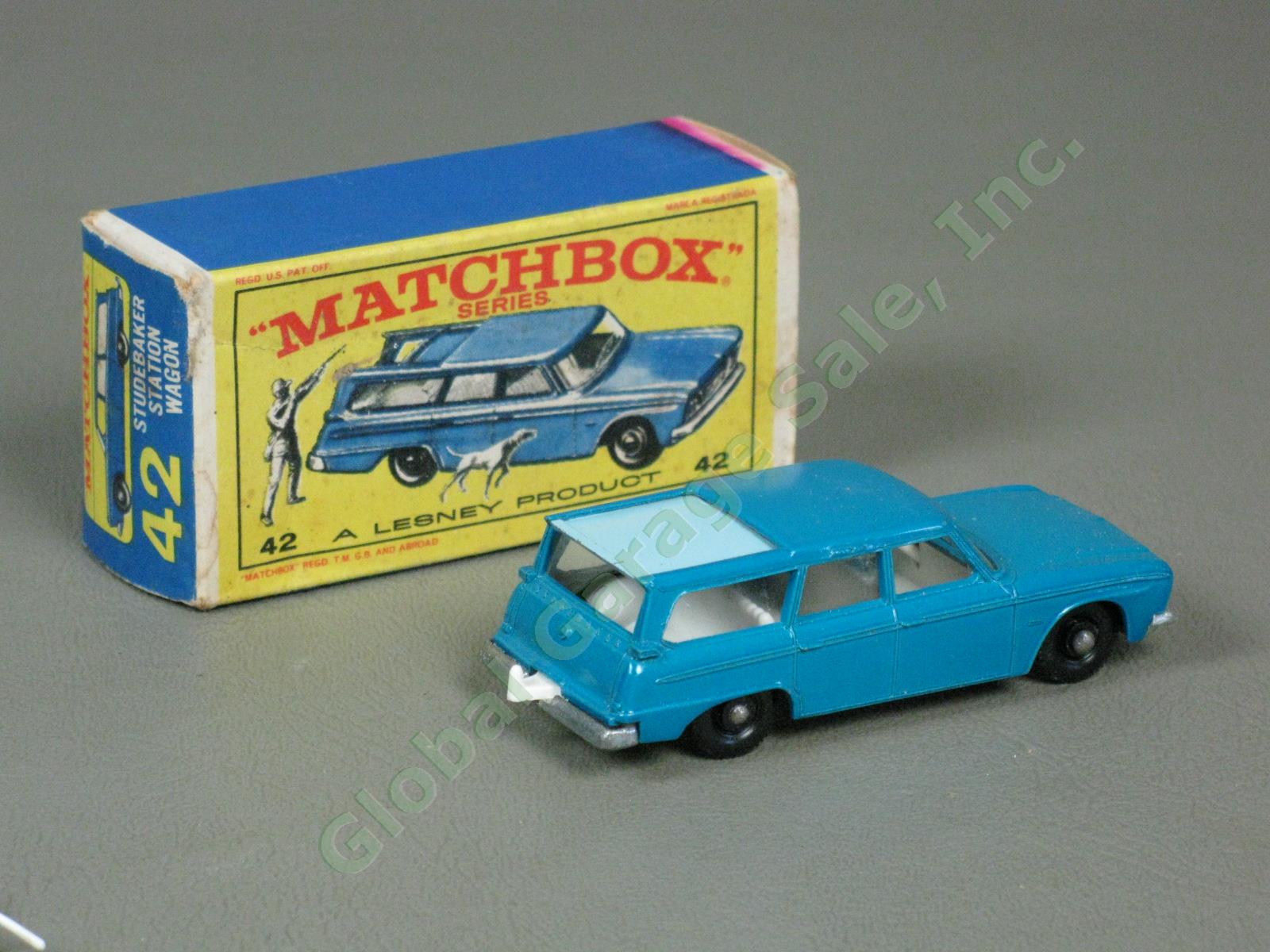 Vtg Lesney Matchbox Car Truck Lot Studebaker 42 Combine 65 Corsair 45 NEAR MINT! 8