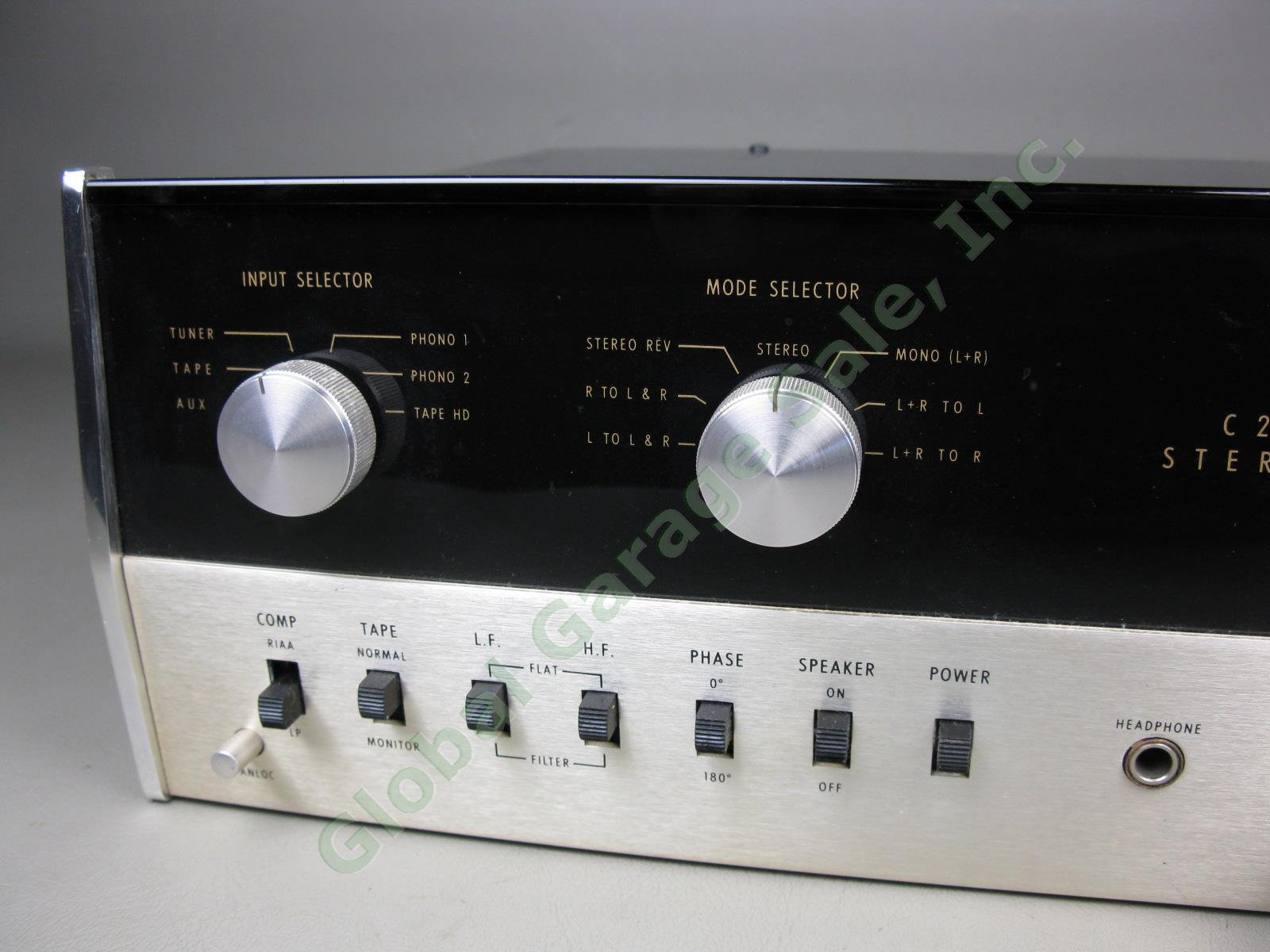 Vtg ~1970 McIntosh C24 Solid State Stereo Preamplifier Bare No Cabinet 2