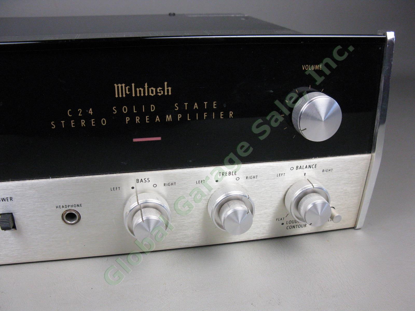 Vtg ~1970 McIntosh C24 Solid State Stereo Preamplifier Bare No Cabinet 3