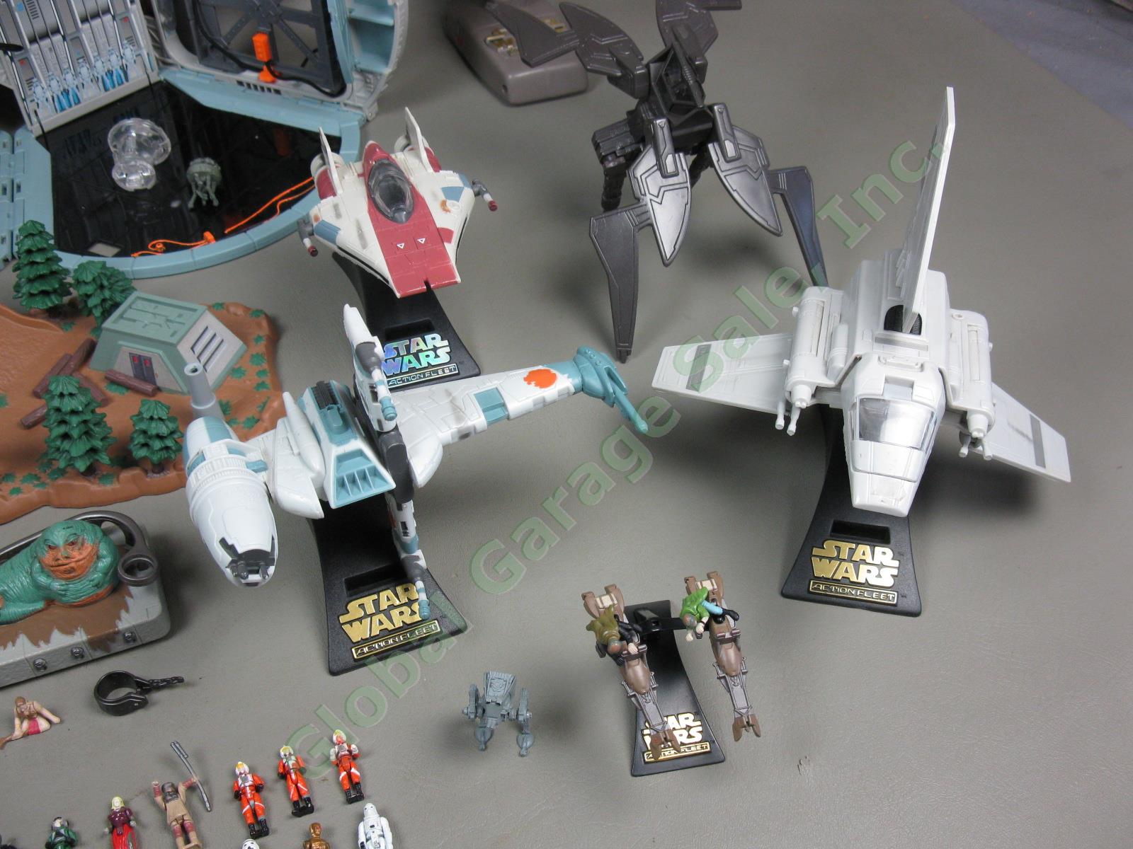 Galoob Micro Machines Star Wars Action Fleet Figure Ship Playset Lot Death Star+ 4