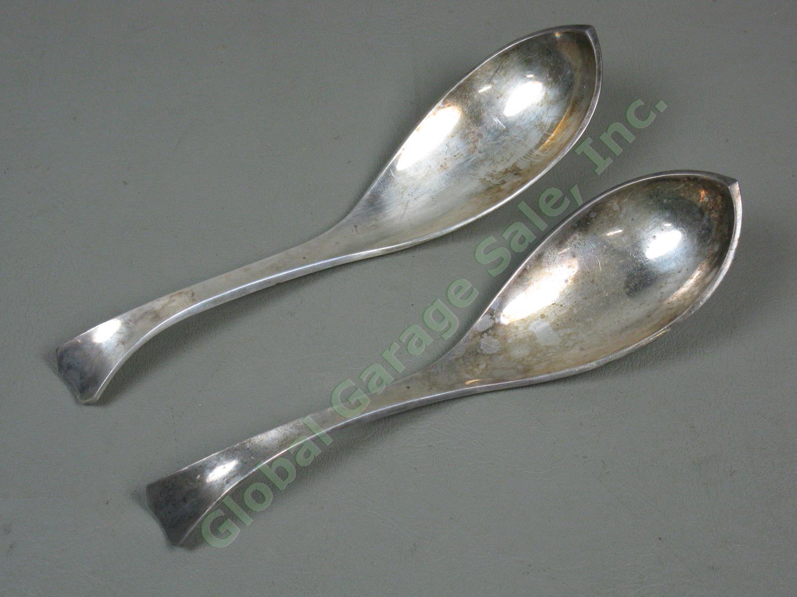 Vtg Carl Antonsen Denmark Mid Century Sterling Silver Serving Ladles Spoons 209g