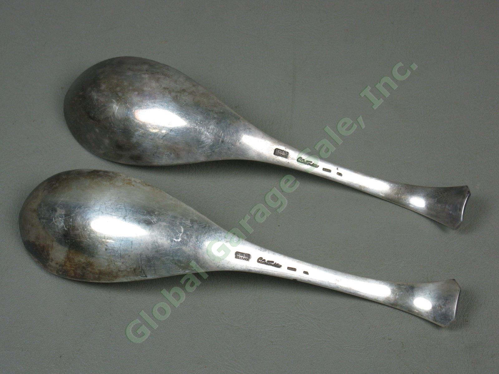 Vtg Carl Antonsen Denmark Mid Century Sterling Silver Serving Ladles Spoons 209g 4