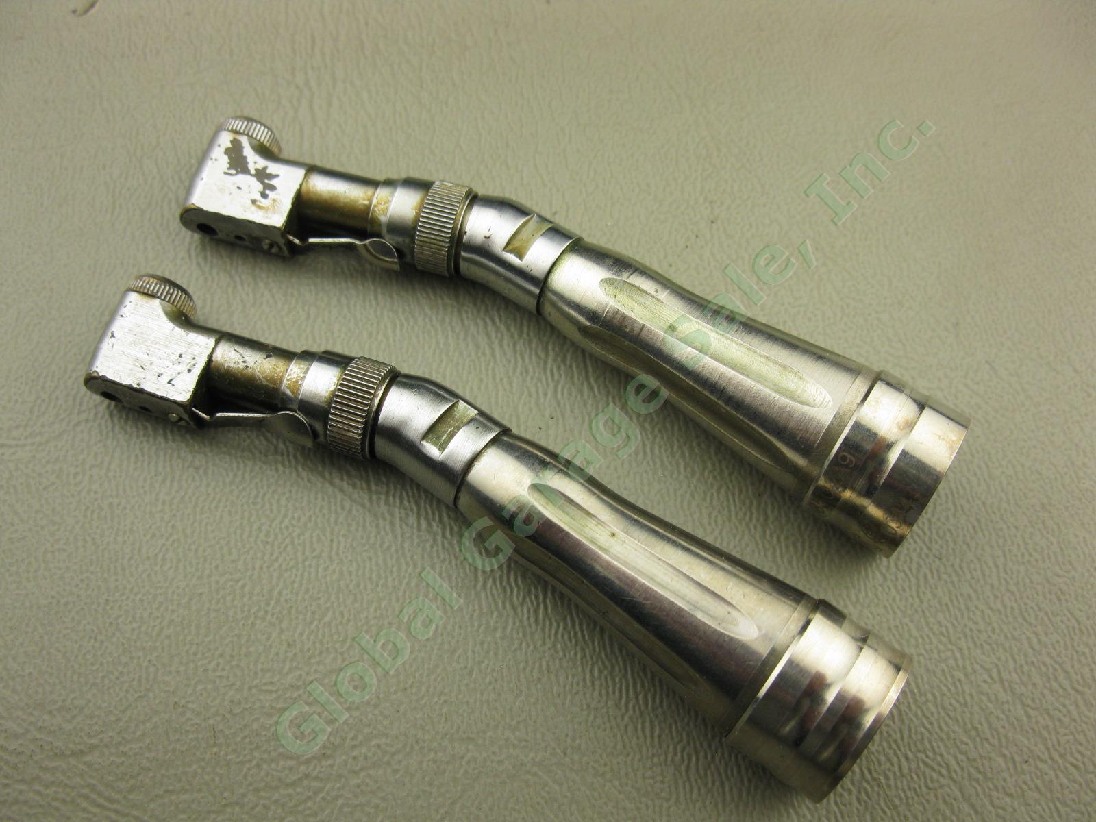 2 Contra Angle Attachments W/ Swing Latch Heads For Star Titan Dental Handpieces 1