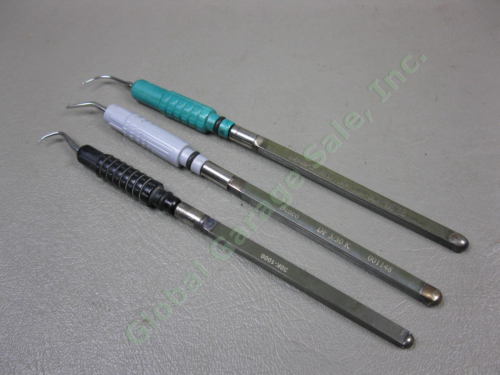 3 Ultrasonic 30k Cavitron Dental Insert Tips Lot Set Benco DF 3 Dentsply 9013 ++ 2