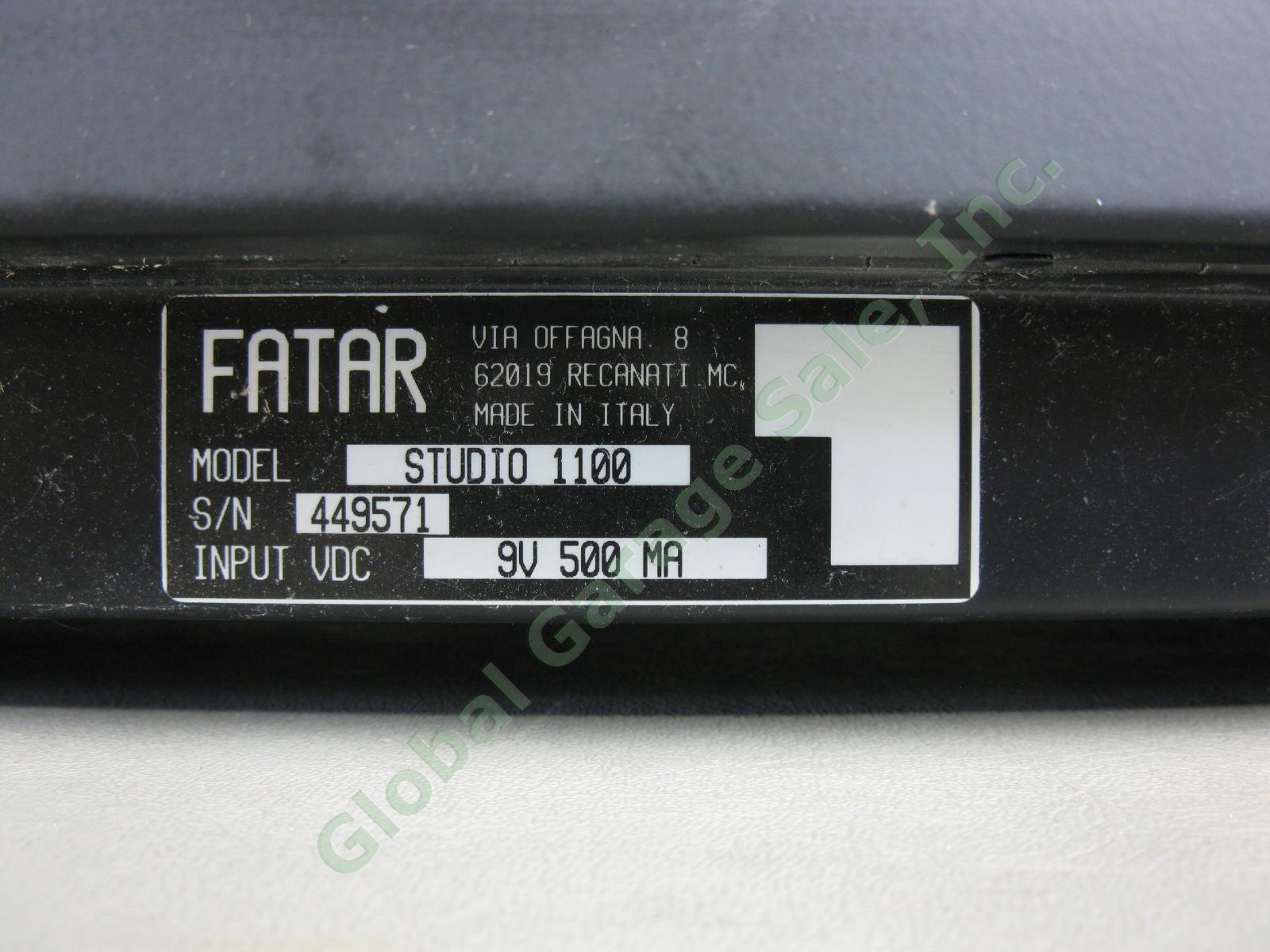 Fatar Studio 1100 Master Keyboard MIDI Controller E-Mu PROformance Plus Module + 11