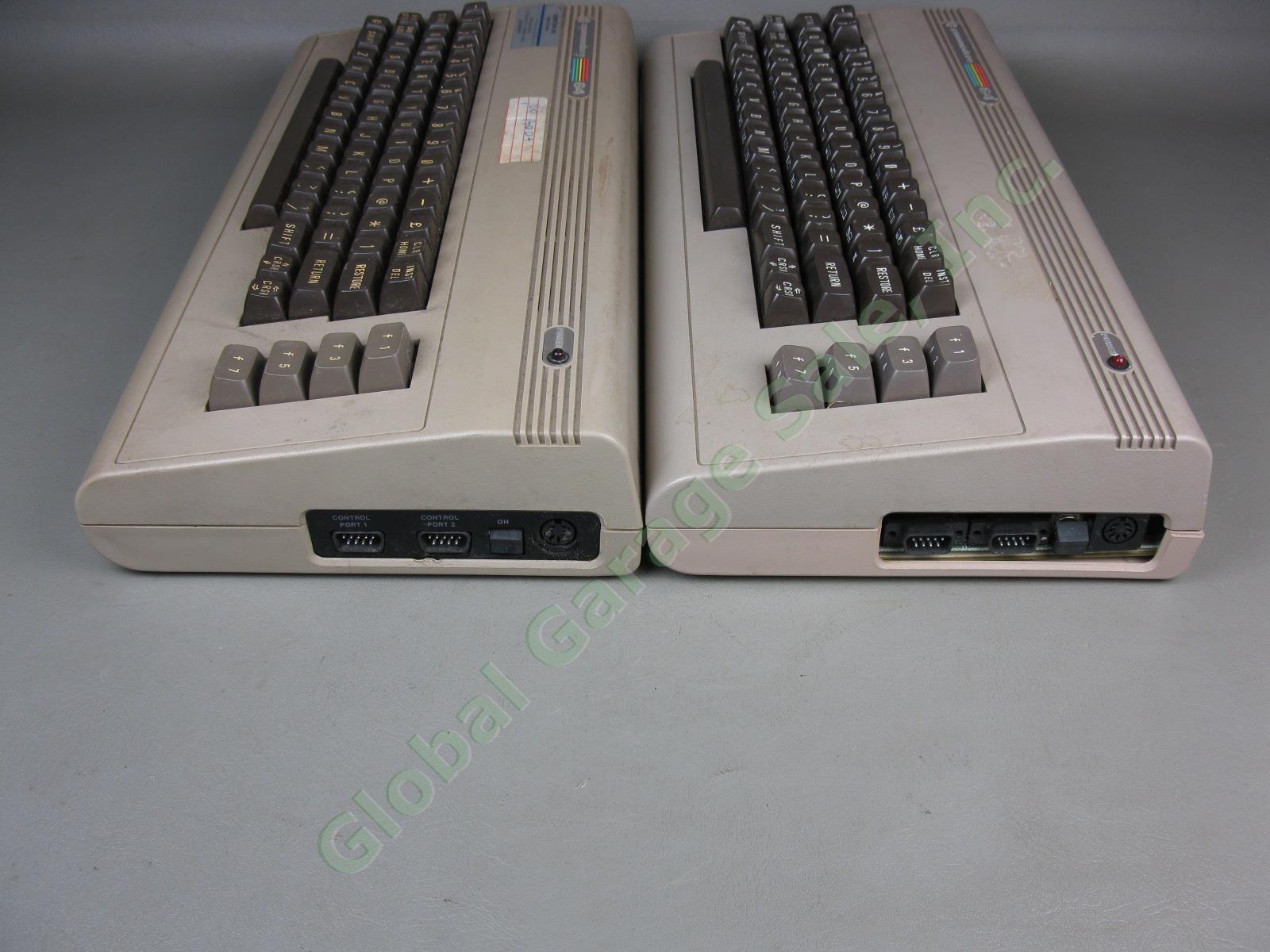 2 Vtg Commodore 64 Personal Computers Lot Untested As-Is Parts/Repair No Power?? 2