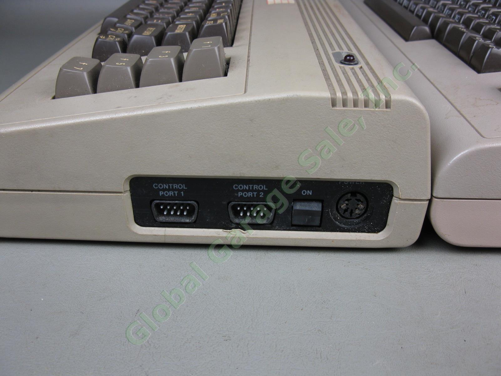 2 Vtg Commodore 64 Personal Computers Lot Untested As-Is Parts/Repair No Power?? 3