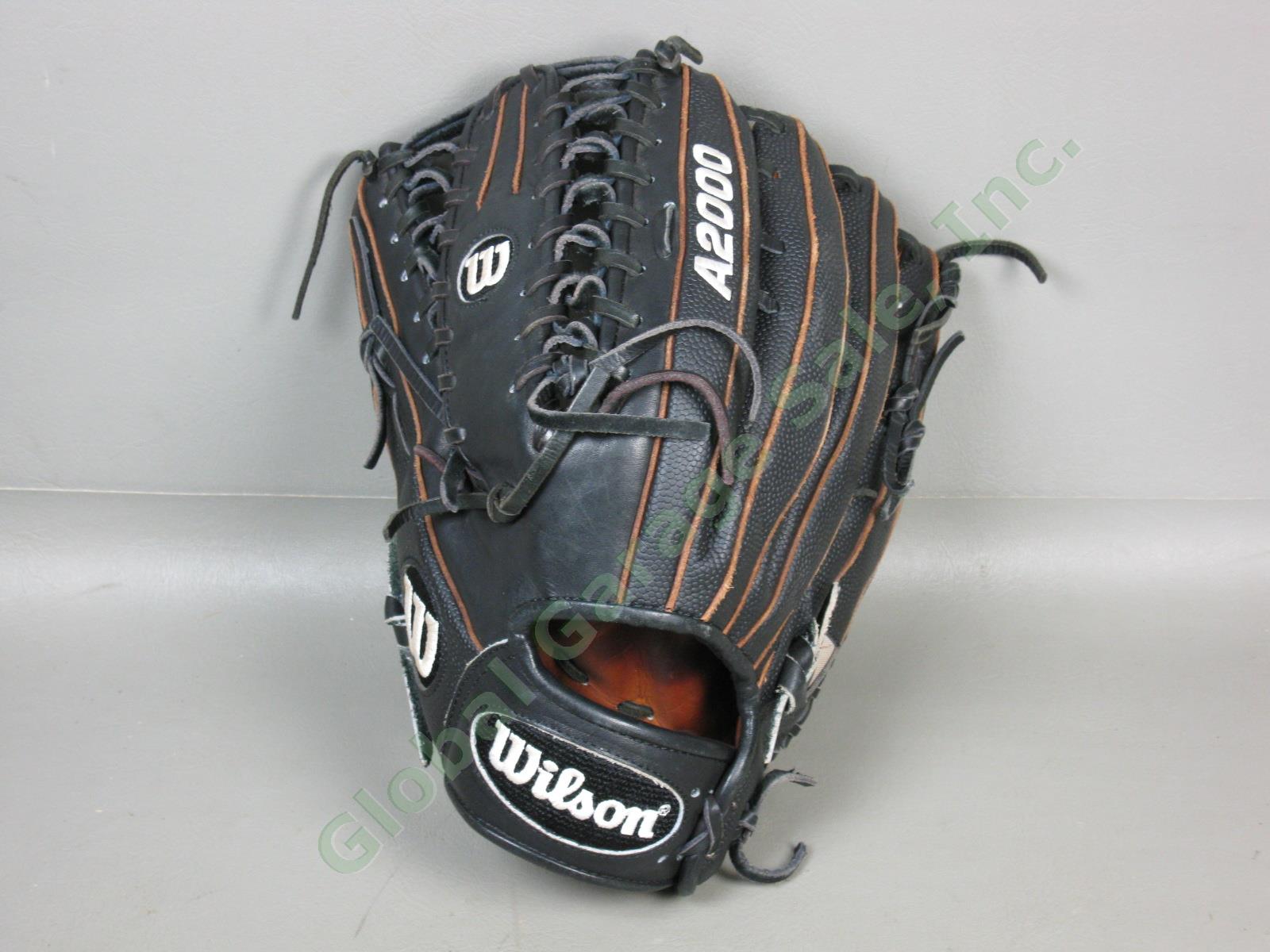 Wilson A2000 OT6 12.75” Left Hand Lefty LHT Baseball Glove Black Exc Cond! NR!