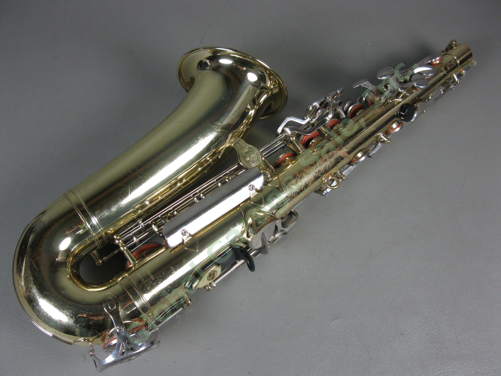 Yamaha YAS-23 YAS23 Standard Eb Alto Saxophone Sax Hard Case 4C Mouthpiece Strap 3
