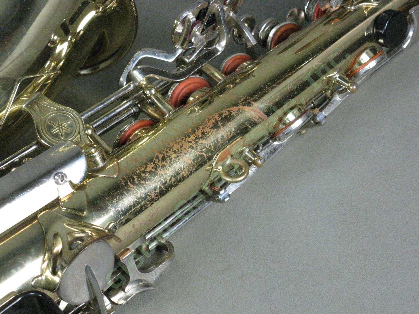 Yamaha YAS-23 YAS23 Standard Eb Alto Saxophone Sax Hard Case 4C Mouthpiece Strap 5