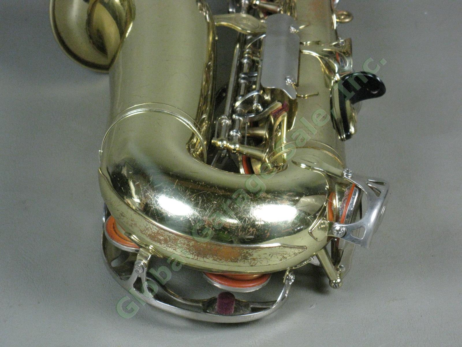 Yamaha YAS-23 YAS23 Standard Eb Alto Saxophone Sax Hard Case 4C Mouthpiece Strap 6