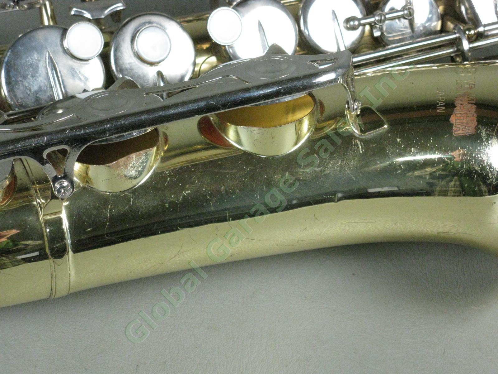 Yamaha YAS-23 YAS23 Standard Eb Alto Saxophone Sax Hard Case 4C Mouthpiece Strap 7