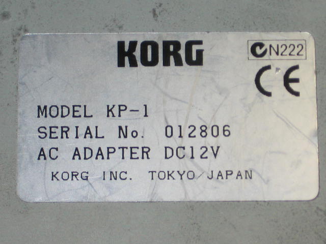 Korg KP-1 KP1 Kaoss Pad Dynamic Effects Controller NR 8
