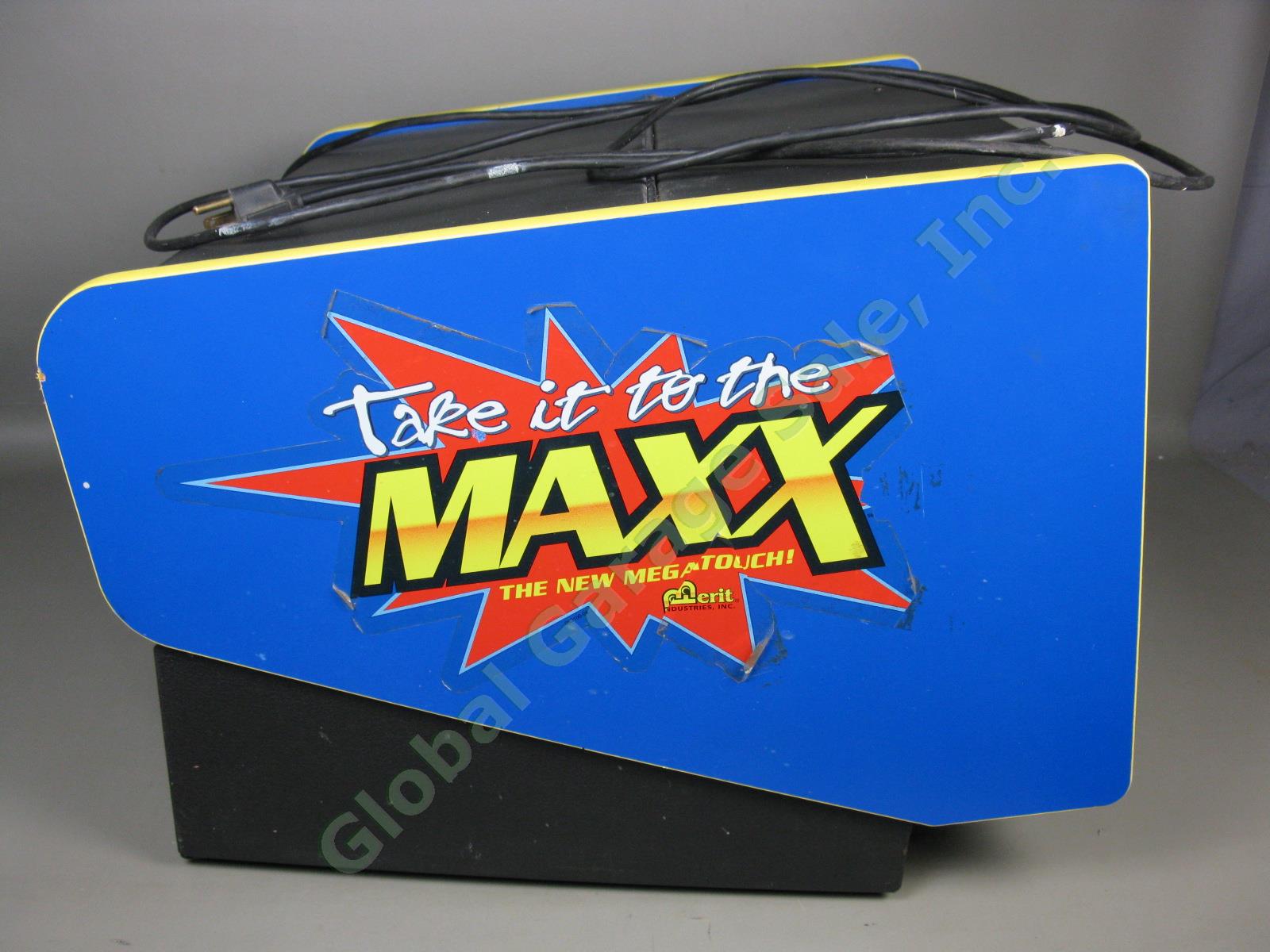 Merit MegaTouch MAXX Countertop Touchscreen Arcade Bar Video Game +Bill Acceptor 5