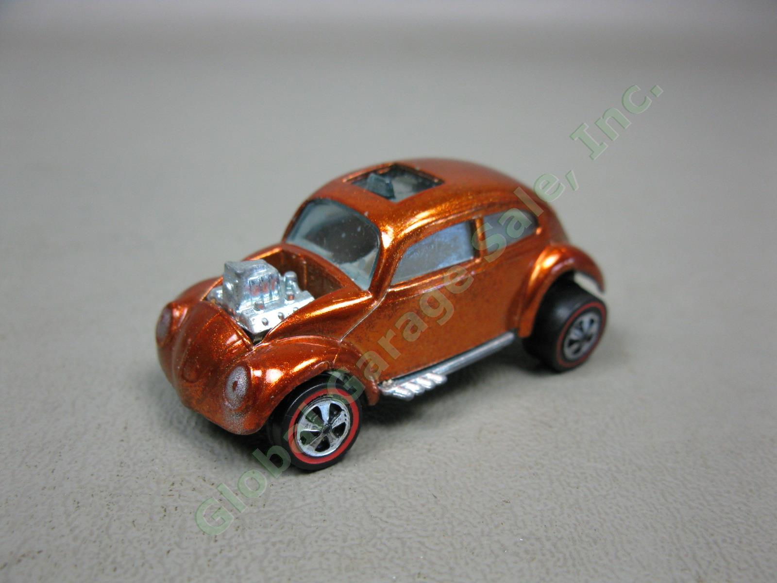 1967 Mattel Hot Wheels Redline Orange Custom Volkswagen VW Beetle US USA Base NR