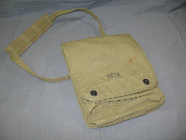 Vintage 1943 WWII US Army Medical Doctor Shoulder Bag