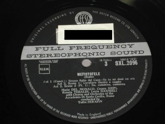 Mefistofele SXL 2094-6 Complete Stereophonic 12" Record 8