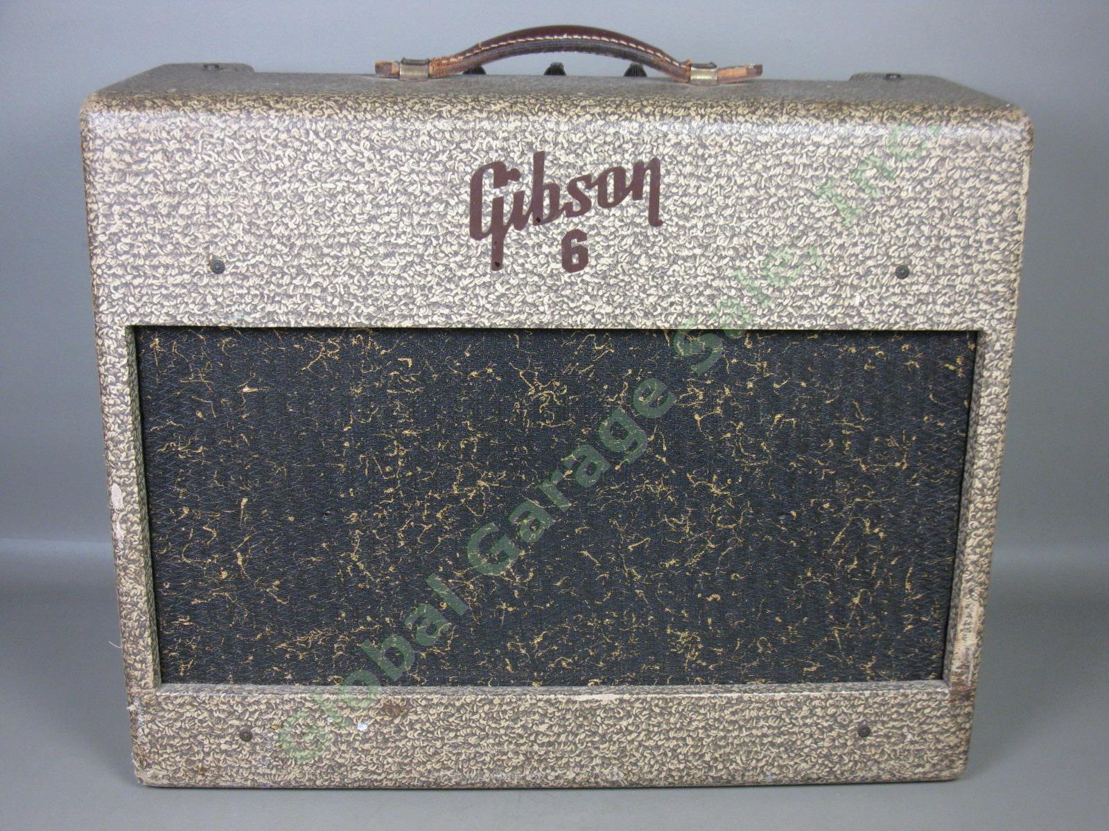 Rare Vtg 1950s Gibson GA-6 Tube Guitar Amp Amplifier Just Restored! New Parts! 1