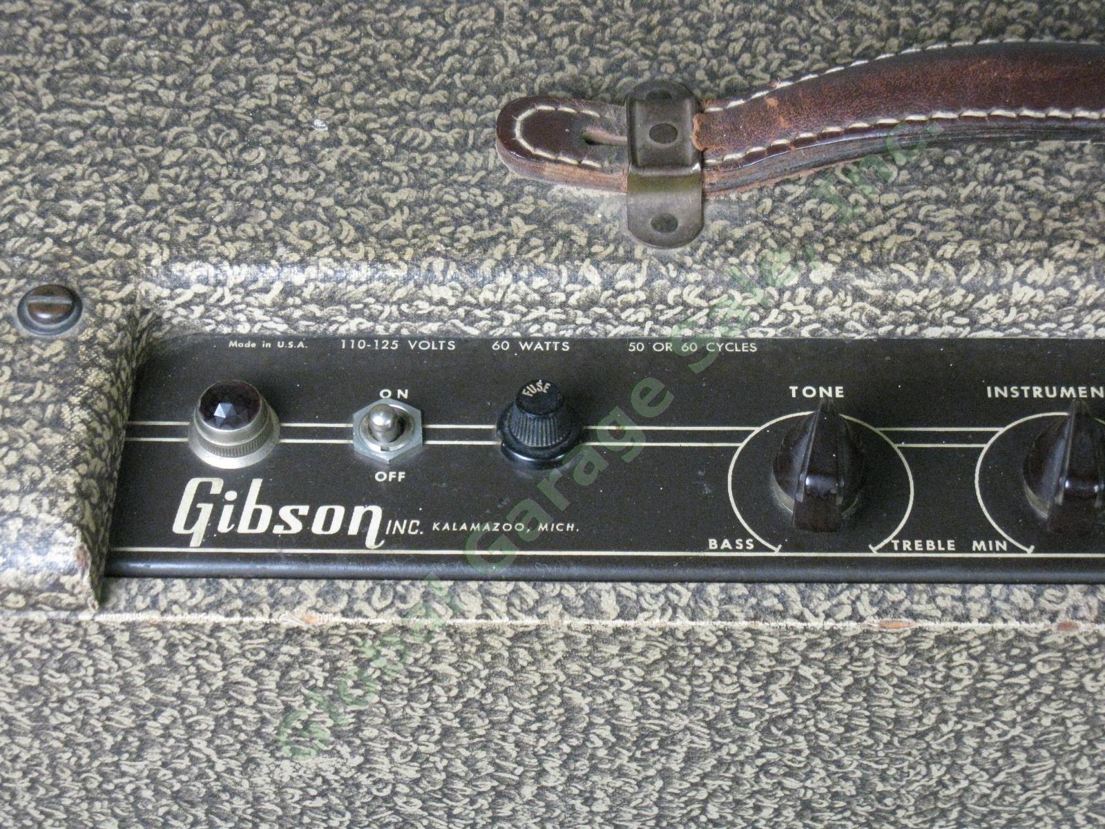 Rare Vtg 1950s Gibson GA-6 Tube Guitar Amp Amplifier Just Restored! New Parts! 6