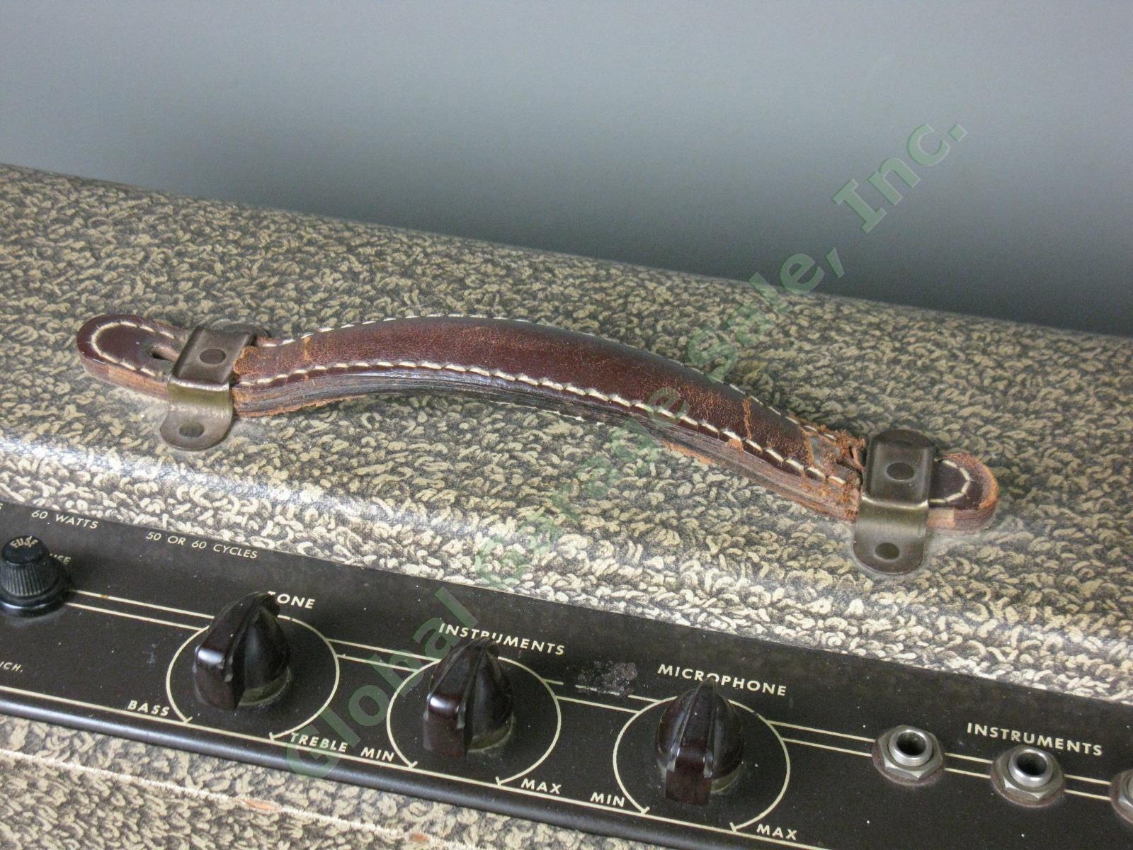 Rare Vtg 1950s Gibson GA-6 Tube Guitar Amp Amplifier Just Restored! New Parts! 9