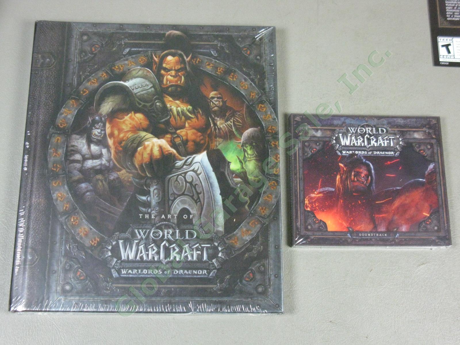 World Of Warcraft Warlords Of Draenor Collectors Edition Sealed Book CD DVD NR! 4