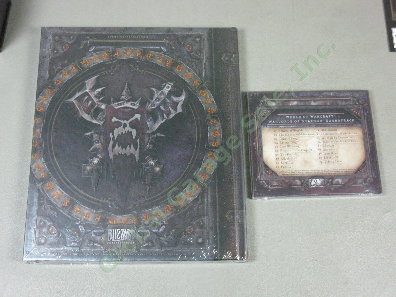 World Of Warcraft Warlords Of Draenor Collectors Edition Sealed Book CD DVD NR! 5