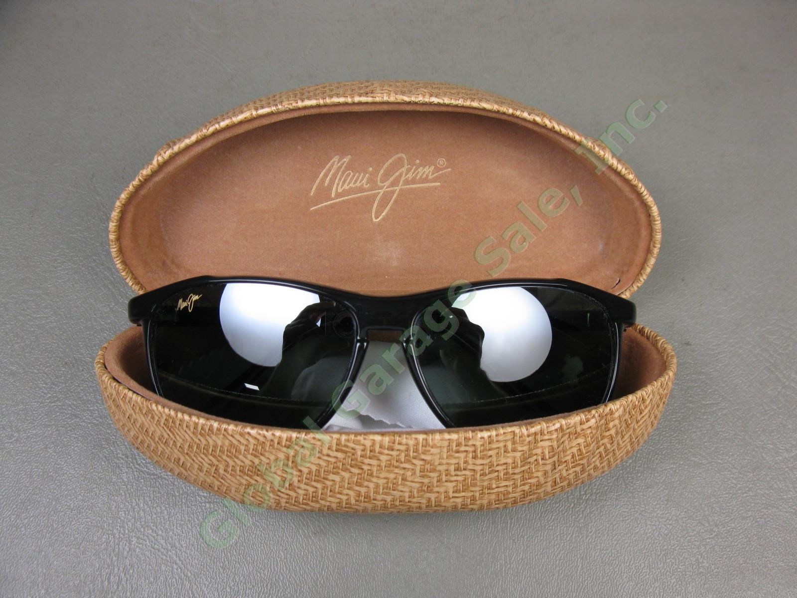 Maui Jim Voyager MJ178-02II 60/15-135 Polarized Lens Black Frame Sunglasses Lot