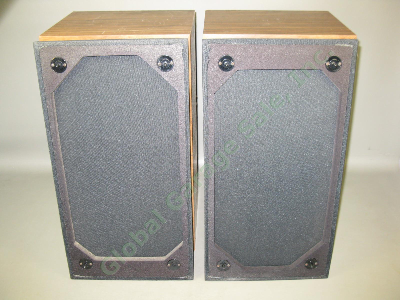 Vtg Yamaha NS-4 Audio Stereo Speakers Pair Set Lot Consecutive Serial Numbers NR 4