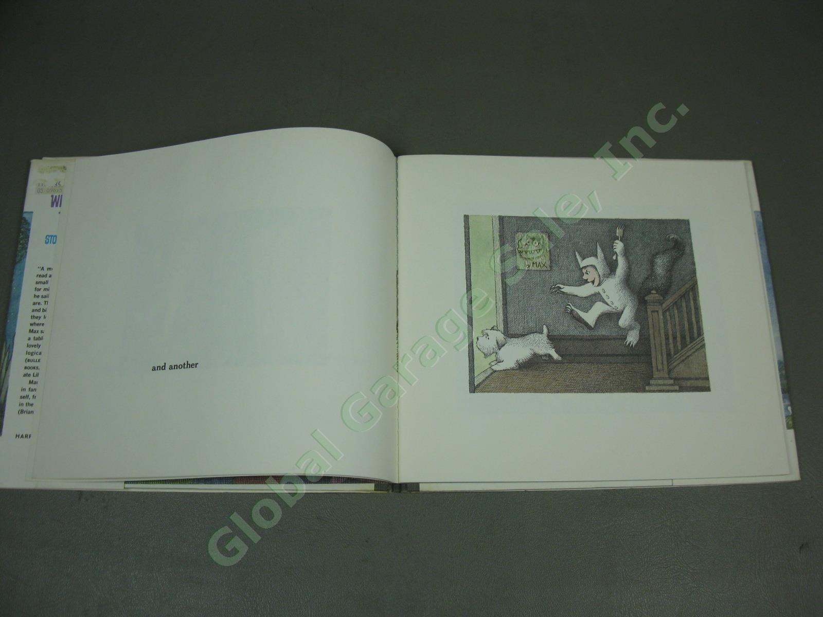 Rare Maurice Sendak Signed Autographed Where The Wild Things Are 1974 Hardcover 5