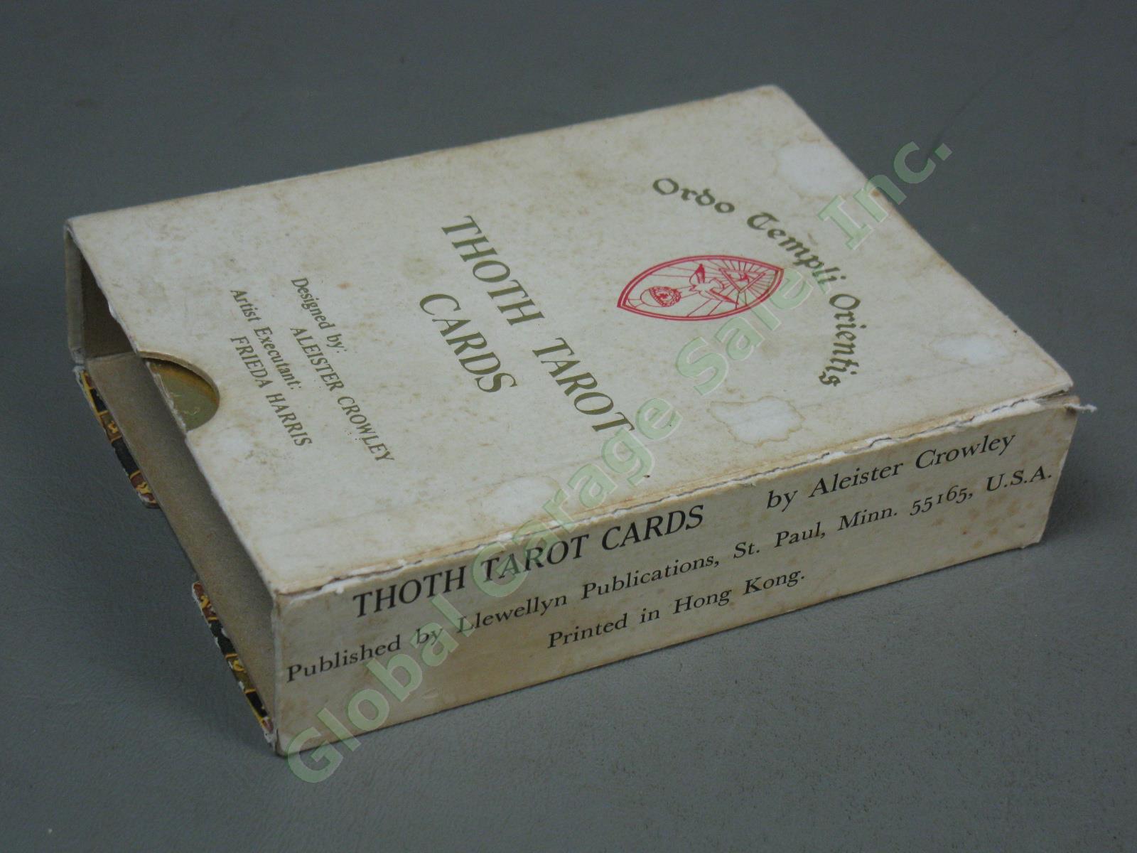 Rare Vtg 1969 Aleister Crowley Thoth Tarot Deck 78 Cards Llewellyn Hong Kong NR! 1