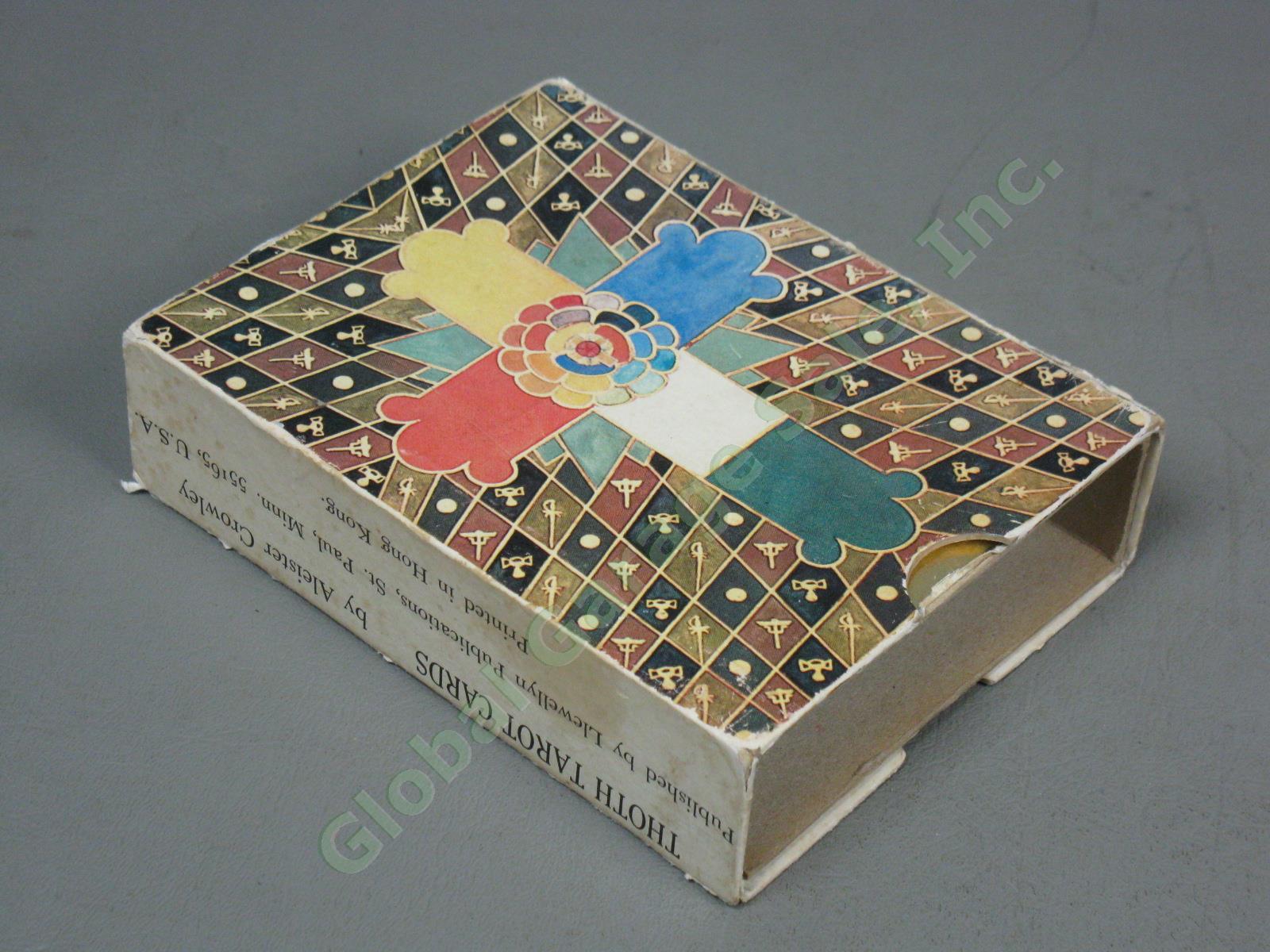 Rare Vtg 1969 Aleister Crowley Thoth Tarot Deck 78 Cards Llewellyn Hong Kong NR! 3