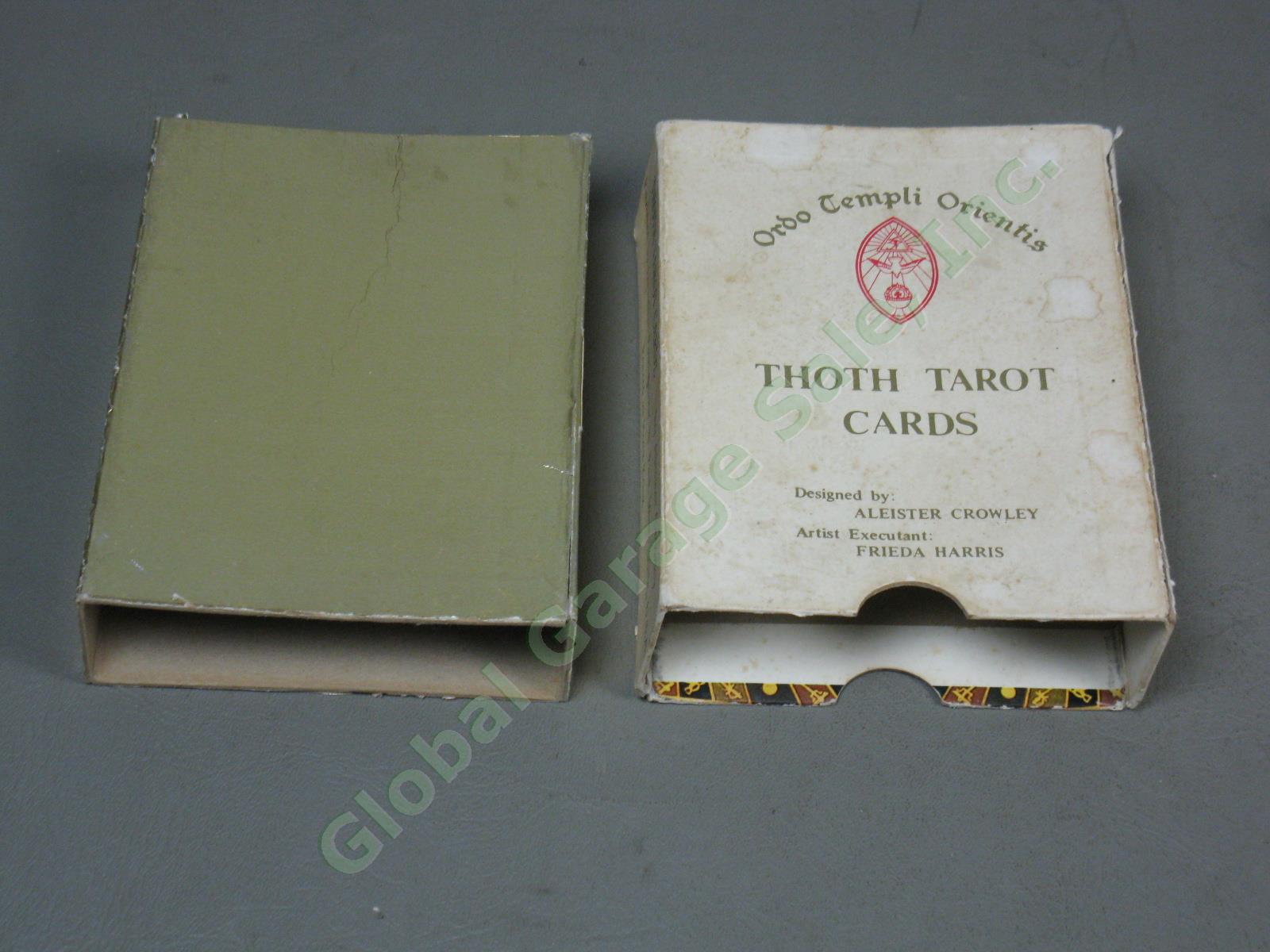 Rare Vtg 1969 Aleister Crowley Thoth Tarot Deck 78 Cards Llewellyn Hong Kong NR! 4