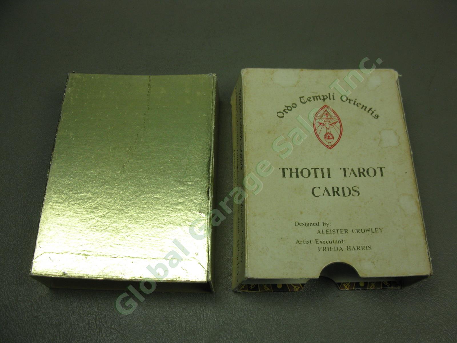 Rare Vtg 1969 Aleister Crowley Thoth Tarot Deck 78 Cards Llewellyn Hong Kong NR! 13