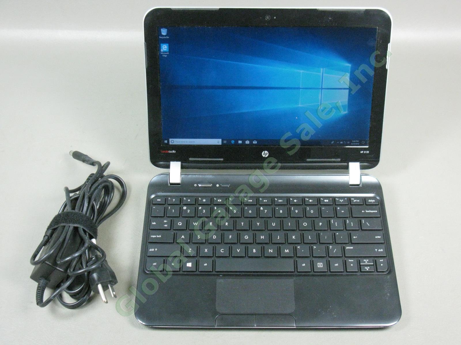 HP 3125 AMD E2-2000 1.75GHz 4GB 320GB Windows 10 Pro 11.6" Laptop Beats Audio +