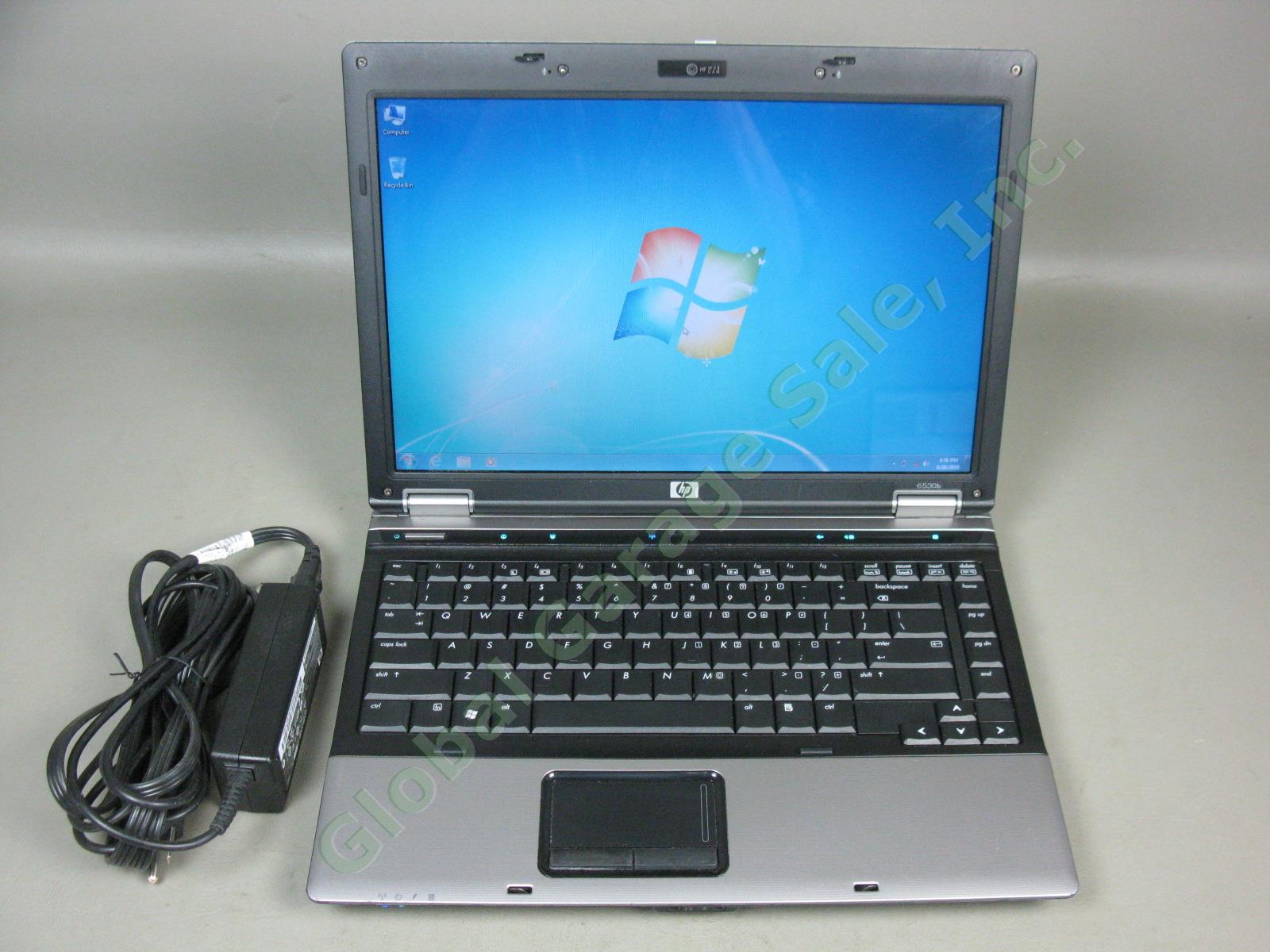 HP 6530b Laptop Computer Intel Core 2 Duo 2.40GHz 4GB 160GB Windows 7 Ultimate