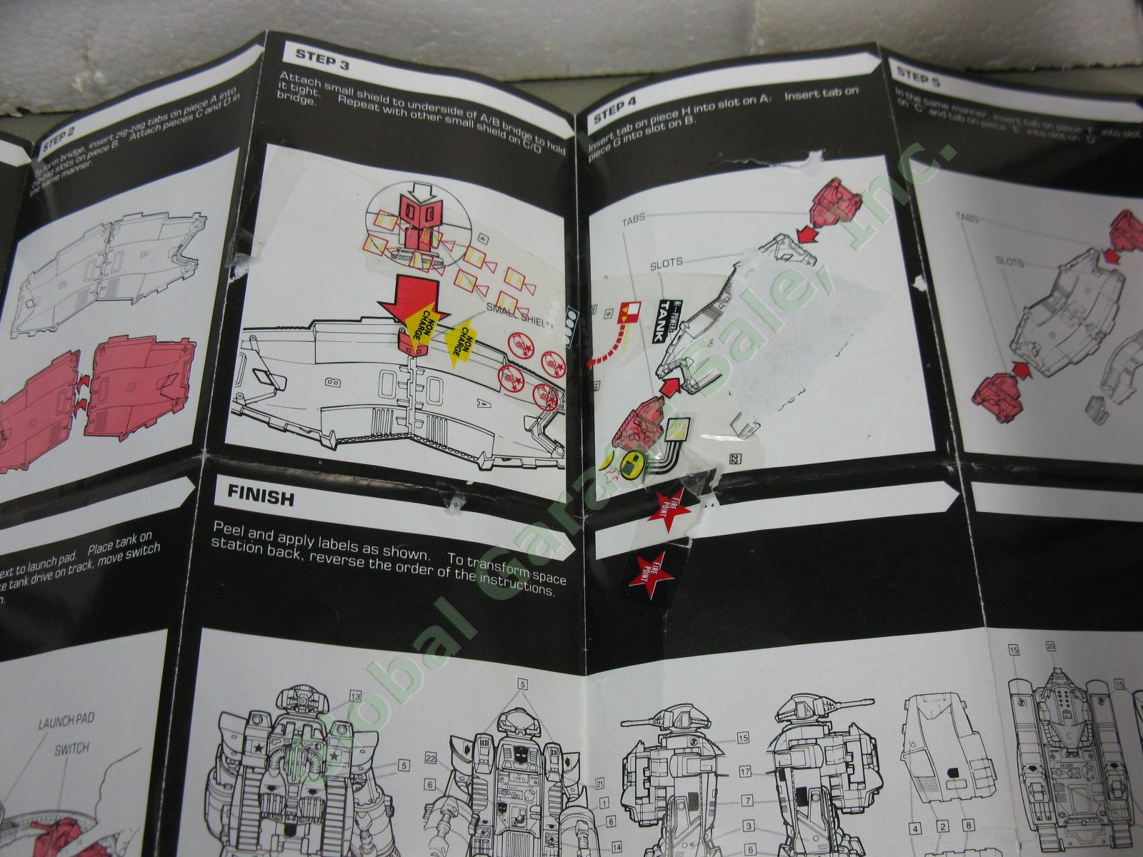Vtg 1985 Hasbro Transformers G1 Omega Supreme Autobot Tank +Box Almost Complete! 8