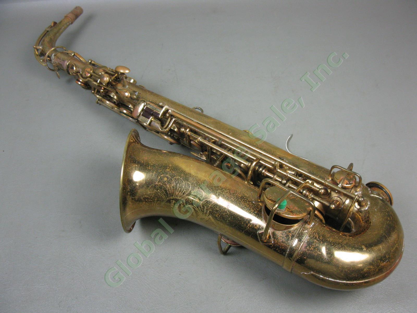 Vtg Antique 1919-1930 Cleveland Alto Saxophone Serial C-29375 As-Is Parts/Repair 5