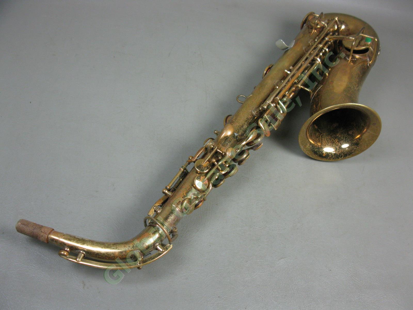 Vtg Antique 1919-1930 Cleveland Alto Saxophone Serial C-29375 As-Is Parts/Repair 6