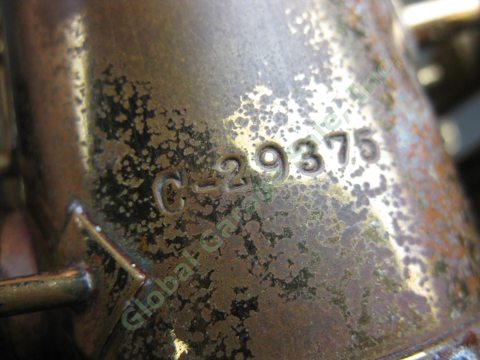 Vtg Antique 1919-1930 Cleveland Alto Saxophone Serial C-29375 As-Is Parts/Repair 9