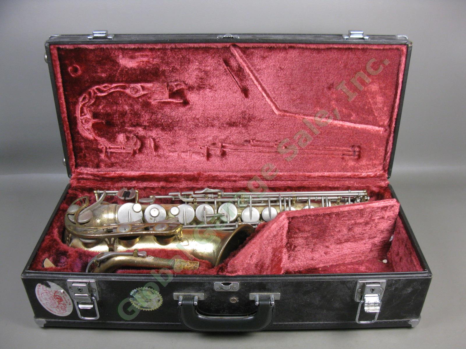 Vtg Yamaha YAS-21 Alto Saxophone W/ Case As-Is Parts/Repair Serial 016985 1975?