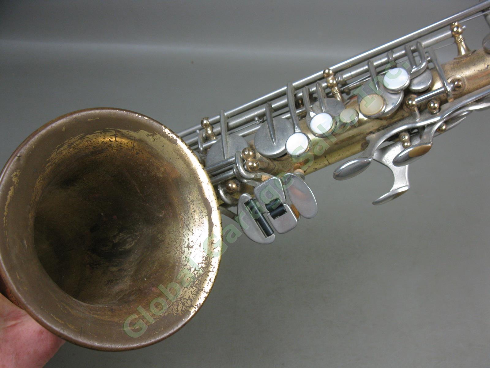 Vtg Yamaha YAS-21 Alto Saxophone W/ Case As-Is Parts/Repair Serial 016985 1975? 8