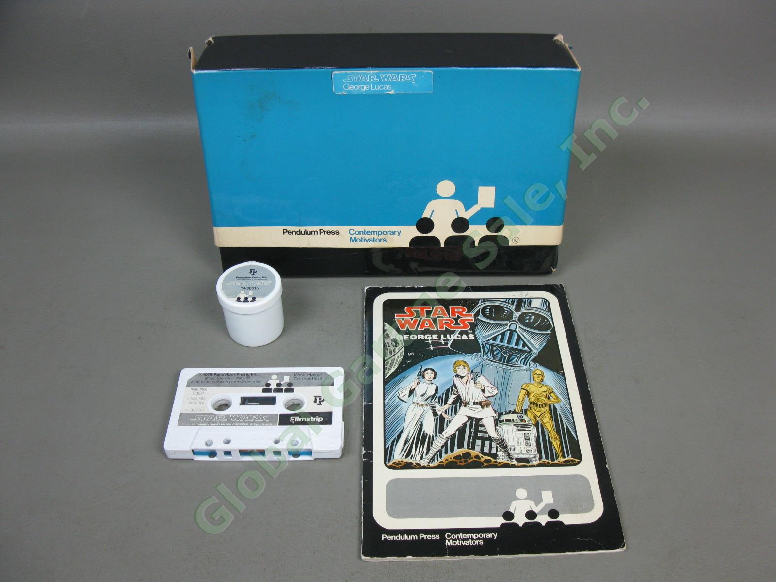 RARE Vtg 1978 Pendulum Press Star Wars Audiobook Filmstrip Tape Book Bundle Lot!